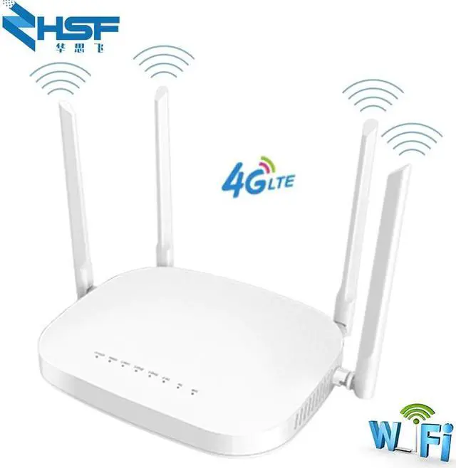 Alt view image 5 of 5 - 300Mbps LTE WiFi router 3G 4G wireless CPE router with SIM card slot  Extender Strong Wifi for IP Camera/Outside WiFi Coverage