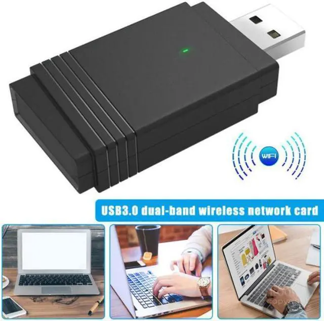 Alt view image 4 of 5 - -Free Dual Band USB 3.0 Wireless USB Wifi Adapter PC Network Card 5G/2.4G USB WIFI+Bluetooth 5.0 1200Mbps For Windows 10