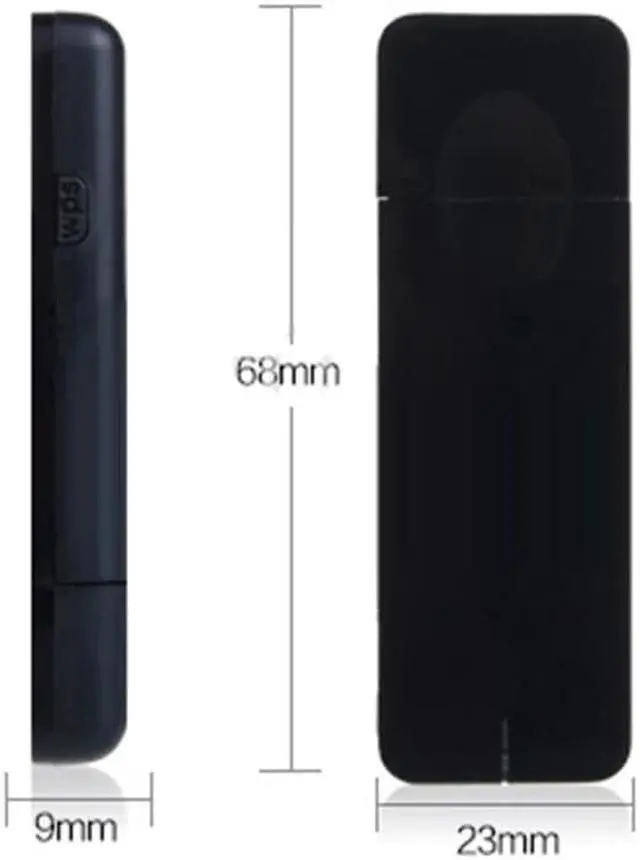 Alt view image 5 of 5 - 300Mbps Mini Wifi Adapter 2.4G 5G Office Wireless Network Card High Speed Computer Accessories RT5572 Home Black Dual Band