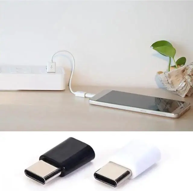 Alt view image 5 of 5 - 5/3/1Pcs Micro USB To Type C Adapter USB Female Type-C Connector Cable-Converters Otg Adapter For    Macbook