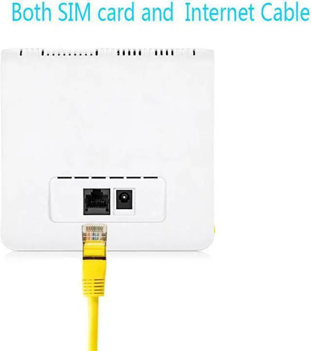 Alt view image 5 of 5 - 4G LTE CPE Wifi Router FDD TDD Broadband 300Mbps Mobile Router Hotspot Wireless Modem with SIM card Slot RJ45 LAN Port