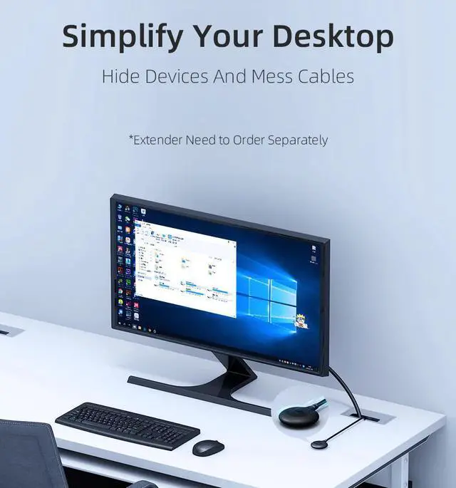 Alt view image 4 of 5 - 2X1 VGA KVM Switch Box Selector with Extender 2 Ports USB 2.0 Sharing monitor mouse keyboard for 2 Computer Laptops PCs