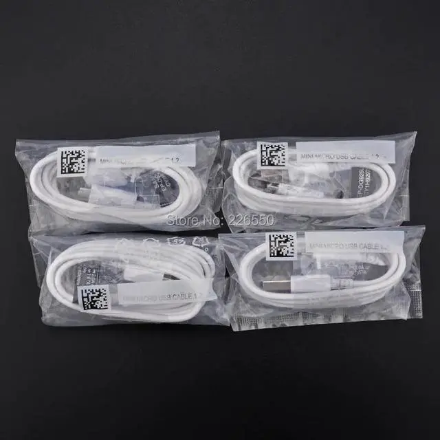 Main image of 10Pcs 100% OEM 1:1 1.2m Micro USB Fast Charger Cable  Sync fast charging for  Galaxy S6 S7 Note 4 5 Edge S4 cable