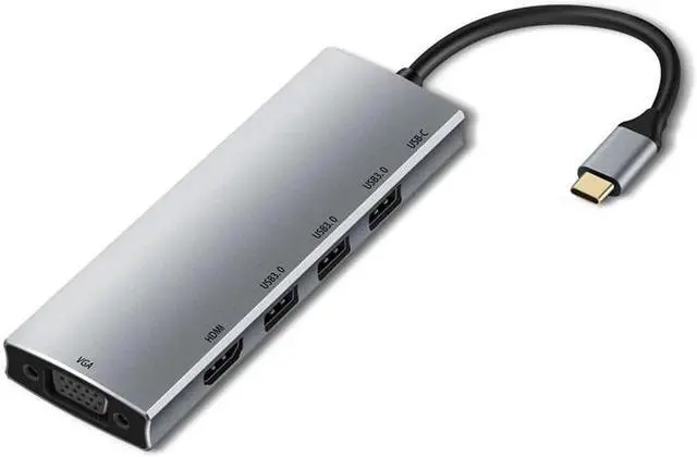 Main image of C Hub for Mac Book Pro/Air, iPad Pro 6IN1  C Hub with VGA, 4K HDMI  C Power Delivery, 3  3.0 Hub