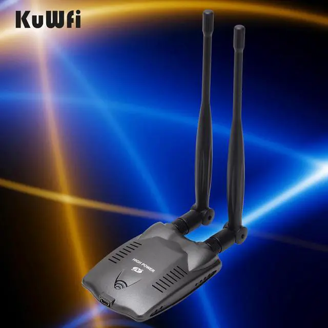 Alt view image 3 of 5 - Wireless USB Wifi Adapter 150Mbps USB Wifi Antenna RT8192 Increase Computer Signal Network Card With 2*7dBi Antenna