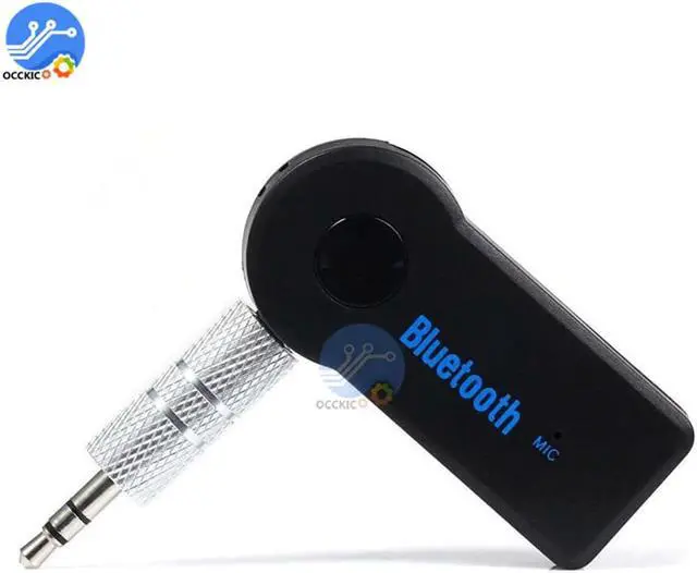 Main image of Audio Receiver Wireless Music Transmitter 3.5mm Stereo AUX Receiver Adapter with Mic for Car Speaker Headphone