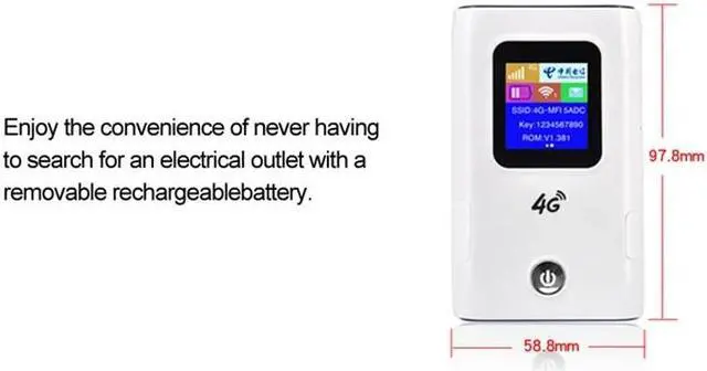 Alt view image 4 of 5 - 4G Wifi Router Unlock 3G/4G LTE Travel Router car wifi  Power Bank Mifi FDD-LTE Unlock Dongle FDD-LTE  wi fi