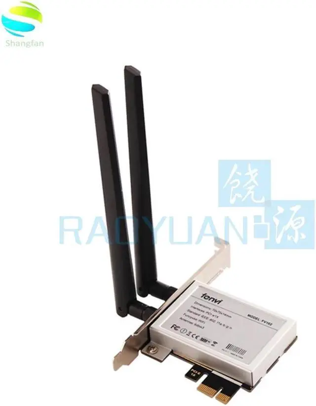 Alt view image 5 of 5 - Wireless Dual Band 2400Mbps Bluetooth 5.0 NGFF M.2 Wifi Adapter For  AX200 Wi-Fi Card 802.11ac/ax Windows 10