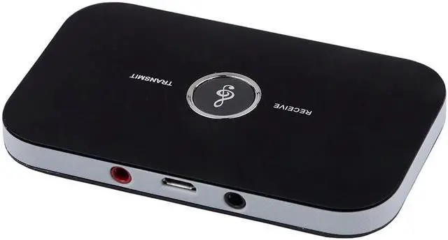 Alt view image 3 of 5 - 2-in-1 Wireless Audio Receiver Transmitter A2DP Bluetooth Audio Adapter for TV PC CD Player for iPad for iPhone 3.5mm