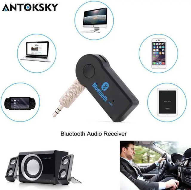 Main image of Bluetooth Transmitter Receiver Portable 3.5mm AUX Audio Wireless Adapter for Car TV PC Bluetooth Receiver Kit