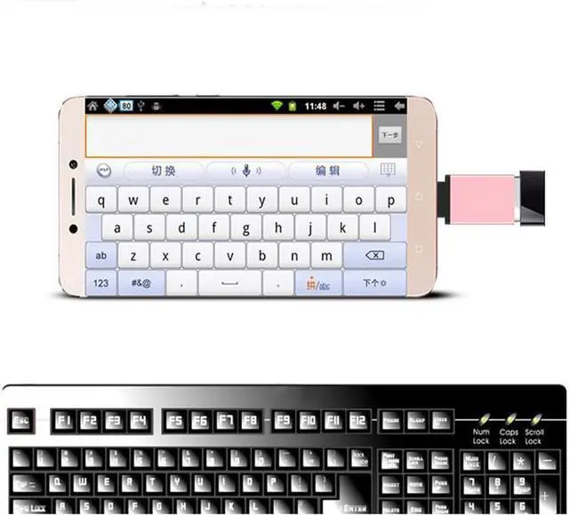 Alt view image 4 of 5 - To USB 3.0 OTG Cable Adapter Type C Converter for  FOR  P20 OTG Adapter