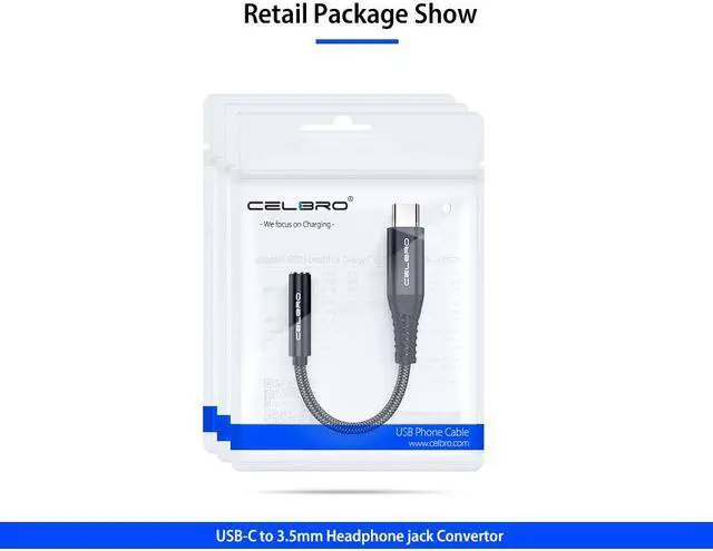 Alt view image 2 of 5 - for  Galaxy S20 Plus S20 Ultra USB C to 3.5mm Jack  AUX Type C  Earphone Connector  Audio Adatper