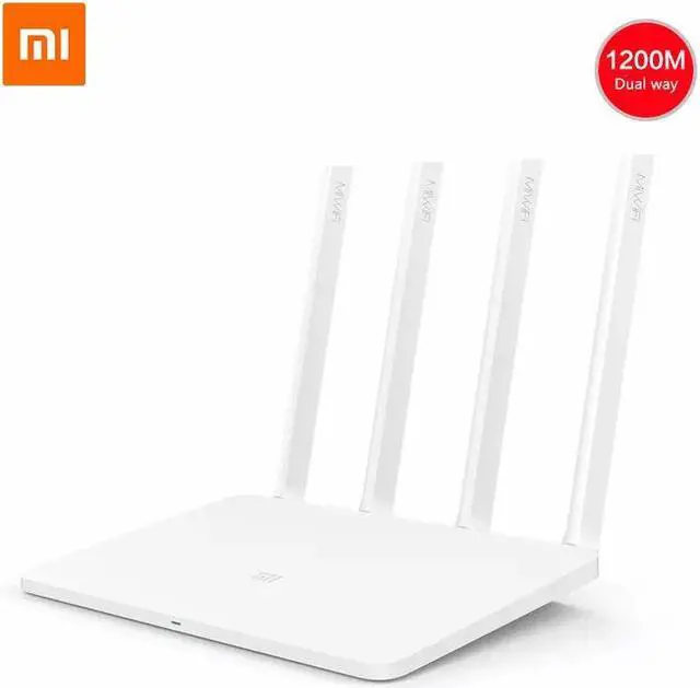 Alt view image 3 of 5 - MI WiFi Wireless Router 3G/4 Dual Band 2.4/5Ghz Gigabit Smart Mini WiFi Repeater 4 Antennas USB 3.0 256MB RAM 1167Mbps
