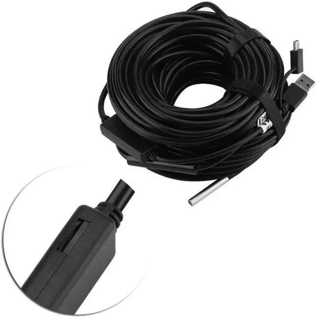 Alt view image 4 of 5 - 3 IN 1 20 Meter 5.5mm USB Endoscope with 720P Waterproof Camera for Pipe Car Inspection