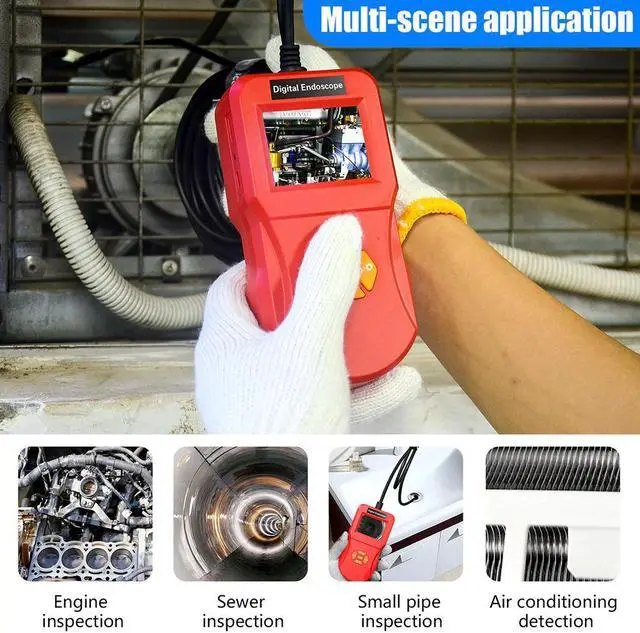 Main image of 1 Pc Digital Endoscope IP67 Handheld IPS Screen Digital Endoscope Industrial Endoscope Inspection Camera for Auto Car