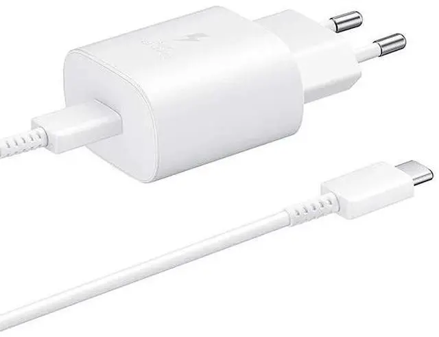 Alt view image 4 of 5 - Original 25W Fast Phone Charger For  Galaxy S20 S20+ S20 Ultra Note 20 Ultra USB-C Fast Charging Wall Charger