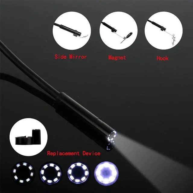 Alt view image 4 of 5 - Ear Spoon Borescope 4.3 Inch Handheld Endoscope F200 Practical Inspection Camera Endoscope Portable Visual Endoscope