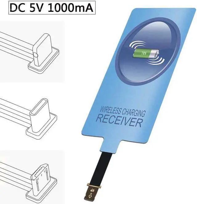 Main image of Qi Wireless Charger Receiver Fast Charging for wireless charger Pad Coil for  huawe iphone  phone Type-C/Type-A