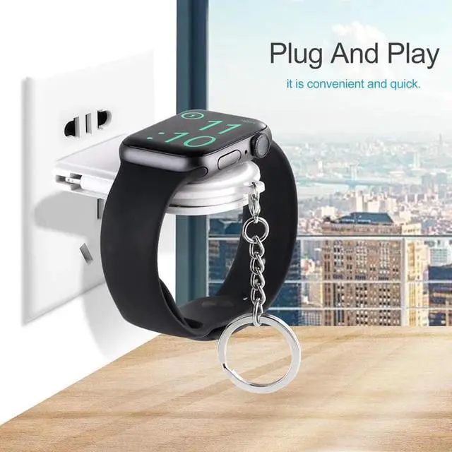 Alt view image 4 of 5 - Magnetic Portable Usb Wireless Charger For Iphone  Watch 5 4 3 2 1 Fast Phone Charger