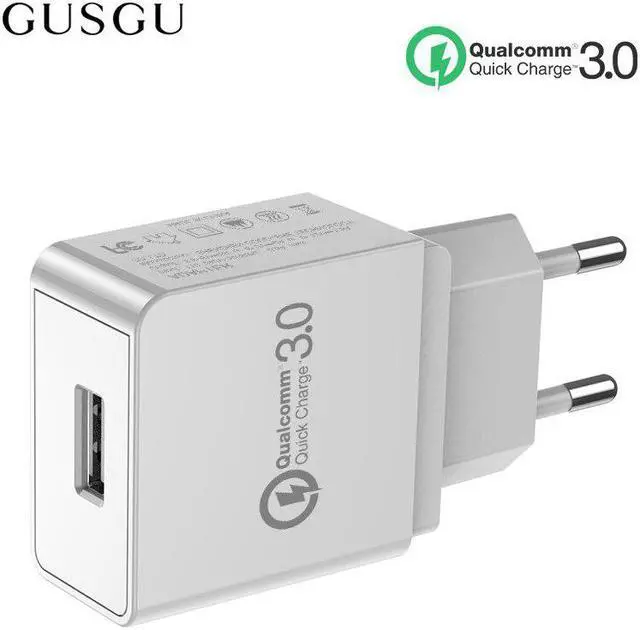 Main image of Quick Charge QC 3.0 Fast USB Phone Charger Adapter Wall Travel Charger EU for iPhone Samsung Phone USB Adapter