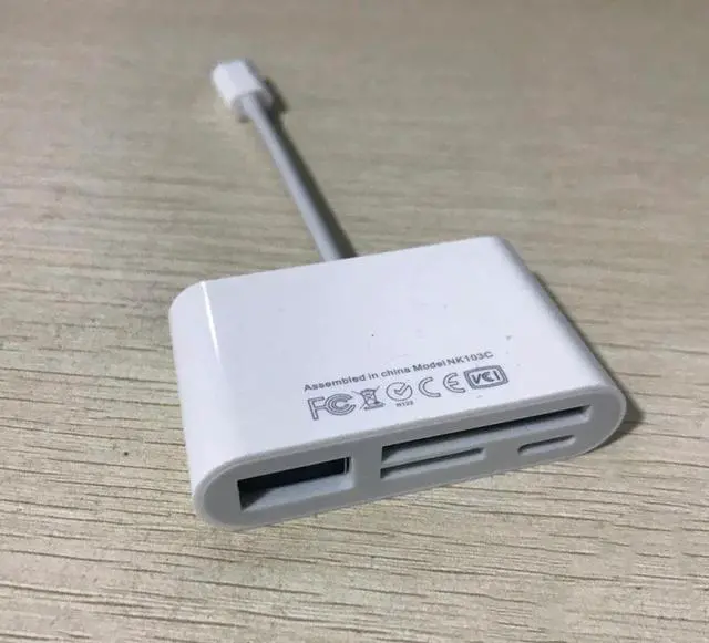 Alt view image 5 of 5 - 13 Phone SD TF Memory Card Reader USB Mouse U Flash Disk Drive OTG Adapter for IPhone 11 Pro X XS MAX XR 6 7 8 Plus IPad