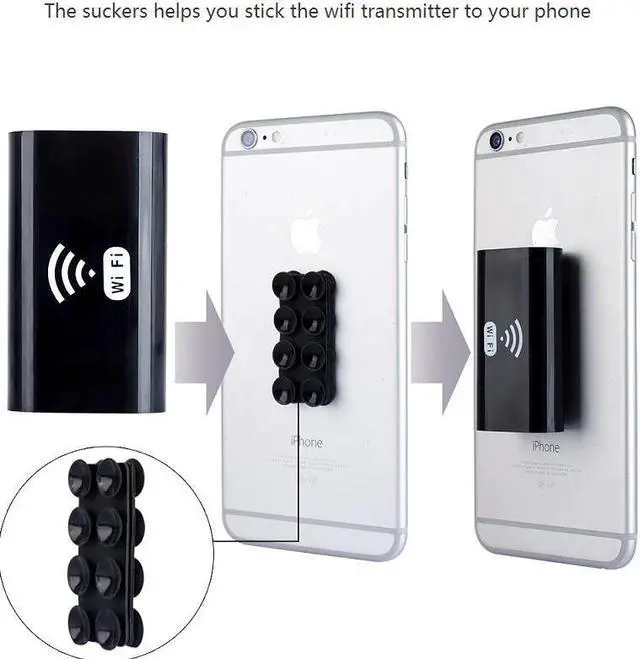 Alt view image 3 of 5 - 1/2/5M WIFI Endoscope Camera HD 1200P 8mm 8 LED Mini Waterproof Hard Cable Inspection Camera Borescope for Iphone PC IOS