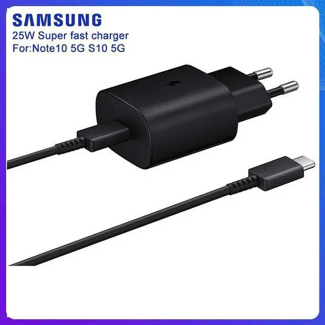 Main image of Original Super Fast Charge Wall Charger EP-TA800 for  GALAXY Note 10 Plus S10 Plus Note S20 Ultra 5G A90 A80 A70 S20 25W