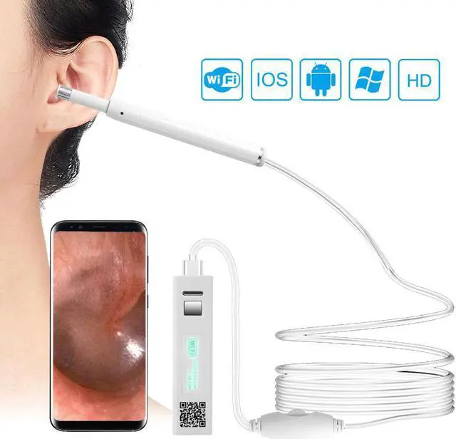 Main image of Inspection Camera 2.4 Inch IPSLCD Screen Industrial Endoscope Camera 6 LED with IP67 Semi-rigid Handheld Video Borescope