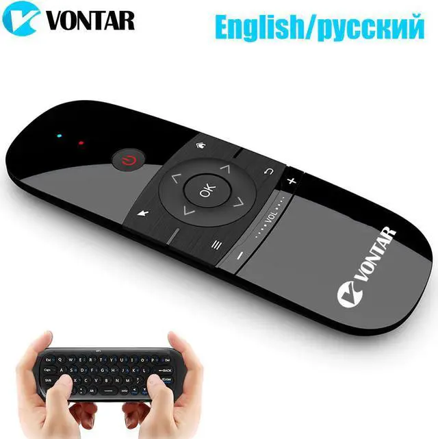 Main image of 2.4Ghz Air Mouse Remote Control Wireless Keyboard English/ 6-Axis Motion Sensing IR Learning for Android TV BOX/Mini PC