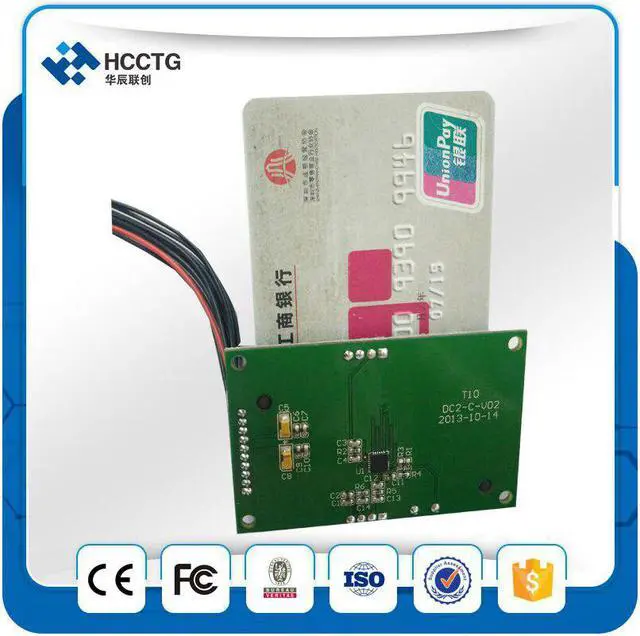 Alt view image 3 of 5 - All In One Reader Module Rfid Contact Smart Msr Hcc-T10-Dc3