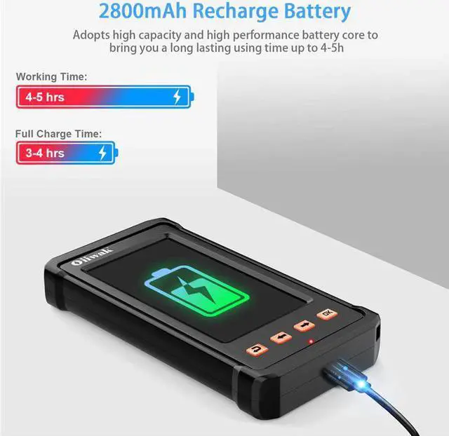 Alt view image 3 of 5 - 4.3inch LCD Screen Industrial Endoscope Inspection Camera Waterproof IP68 Snake Camera for Industrial Sewer Borescope