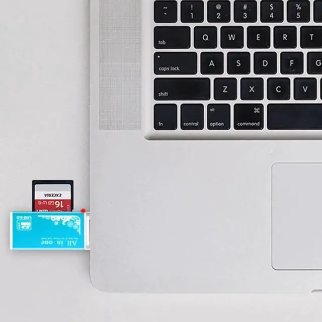 Alt view image 3 of 4 - Smart Card Reader Multi Memory Card Reader for Memory Stick Pro Duo Micro SD TF M2 MMC SDHC MS