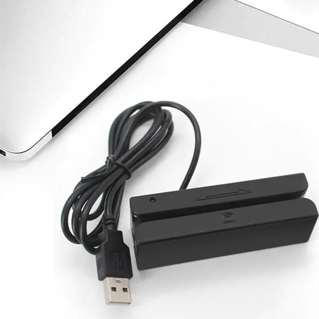 Main image of Magnetic Card Reader MSR100 Stripe RS232 USB 3 Track Strip For Swipe Bar Code Reader