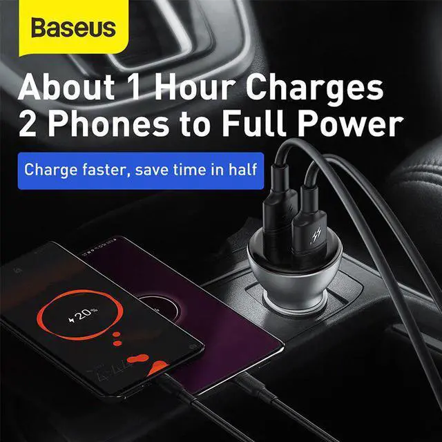 Alt view image 4 of 5 - 45W USB Car Charger Quick Charge 4.0 for Huawei SCP Fast Charger for Xiaomi 9 QC 4.0 3.0 PD 3.0 Fast Car Charging Charger