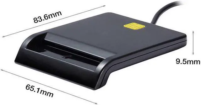 Alt view image 4 of 5 - USB 2.0 Smart Card Reader Bank Card Tax Card ID CAC DNIE ATM IC SIM Card Reader Tablet Computer laptop accessories