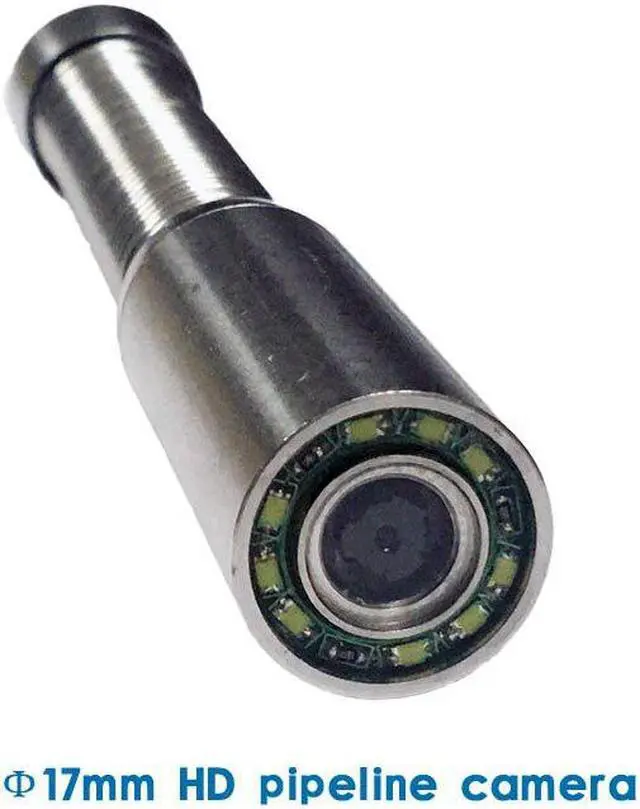 Alt view image 2 of 4 - 17mm  7 Inch monitor  pipe Sewer drain pipe inspection camera with DVR recorder and meter counter