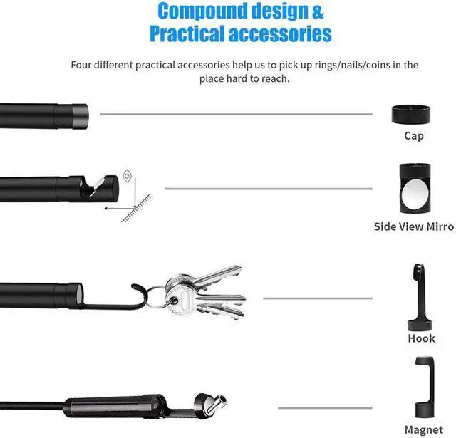Alt view image 5 of 7 - 9600A 9" 30M drain pipe camera sewer Inspection Camera 30m pipeline endoscope Underwater inspection video camera 512hz wal