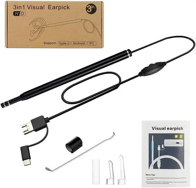 Alt view image 2 of 7 - 1M 7mm Lens USB Endoscope Camera Waterproof Flexible Wire Snake Tube Inspection Borescope For OTG Compatible Android Phones