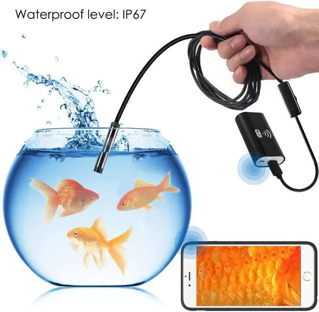 Alt view image 4 of 5 - 8mm HD wifi endocope camera Android mobile phone Waterproof Borescope Inspection Camera 6 Led Lights with sucker