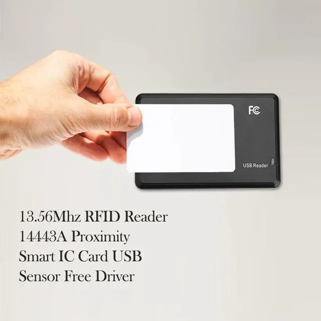 Alt view image 4 of 5 - 13.56Mhz RFID Reader ,125KHz LF-ID reader,14443A Proximity Smart IC Card USB Sensor Free Driver for S50 / S70 /Ntag203