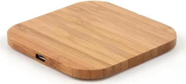 Main image of Charger Charging Slim Wood Pad For iPhone 11 8 8Plus X Smart Phone Fast Charger for   S9 S8 S10 Plus