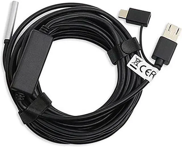 Main image of 3-in-1 Micro USB Type-C Endoscope Inspection Borescope Camera HD 5.5mm Built-in 6 Adjustable LED Lights 20M Cable Waterproof