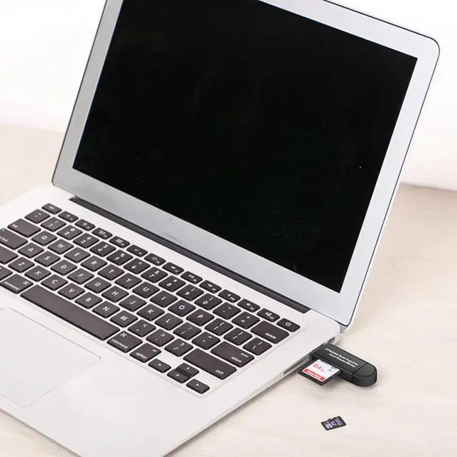 Alt view image 2 of 5 - 2 In 1 USB OTG Card Reader Flash Drive High-speed USB 2.0 Universal OTG TF/SD Card for Android phone Computer Extension Headers