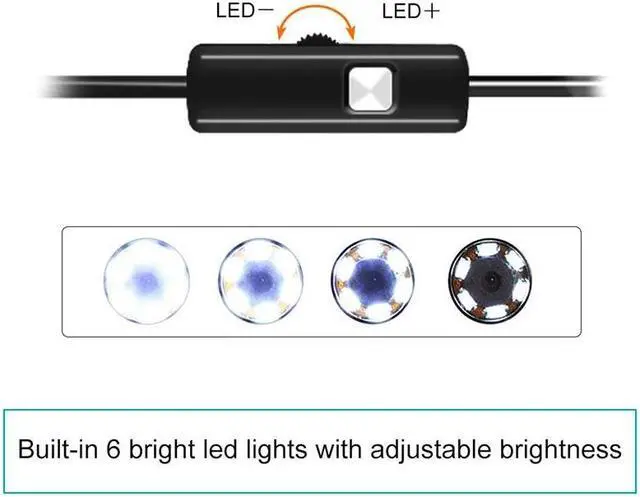 Alt view image 5 of 5 - Endoscope Camera 3.9MM Wifi IP67 Waterproof Mini Snake Camera With 2000amh for Android and iOS, iPhone Tablet