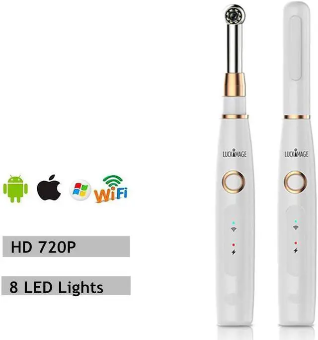 Alt view image 7 of 7 - WiFi USB Intra Oral Dental Intraoral Camera Dentist Device 8 LED Light Real-time Video Inspection Teeth camera intraora