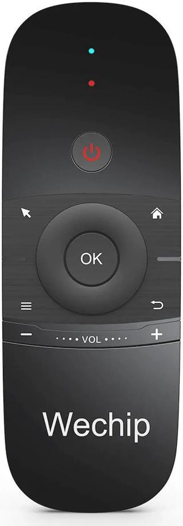 Alt view image 5 of 5 - W1 2.4G Air Mouse Wireless Keyboard 6-Axis Motion Sense IR Learning Remote Control w/ USB Receiver for Smart TV Android TV BOX