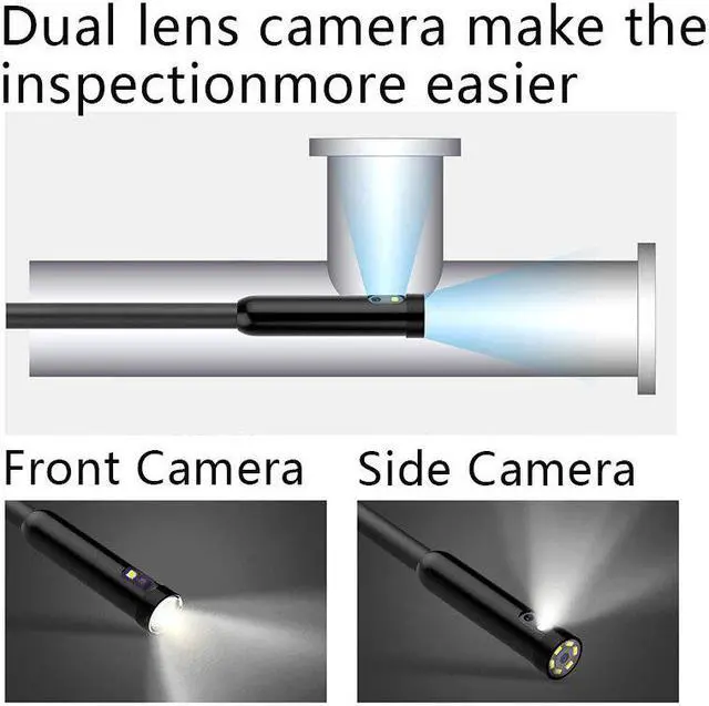 Alt view image 2 of 5 - Lens USB Endoscope Endoscopic Screen 720P Sewer Inspection Camera Ip67 Boroscope Type c Endoscope for Smartphone Android