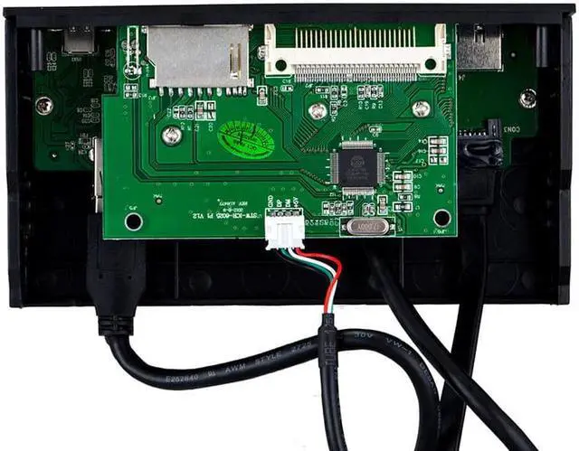 Alt view image 5 of 5 - STW 5.25 inch PC Computer Front panel All-in-1 Multifunction card reader 3ports USB3.0 USB 3.1, Support M2, MSO, SD, MS