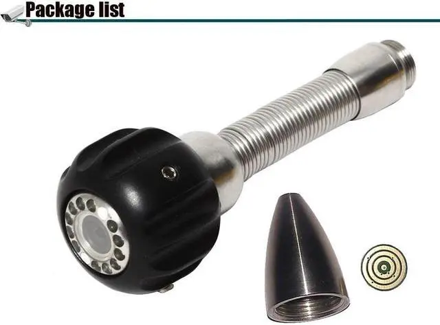 Alt view image 2 of 5 - 7inch 23mm CCD700TVL long cable camera Pipe Sewer Inspection Video Camera Drain Pipe Sewer Inspection Camera System
