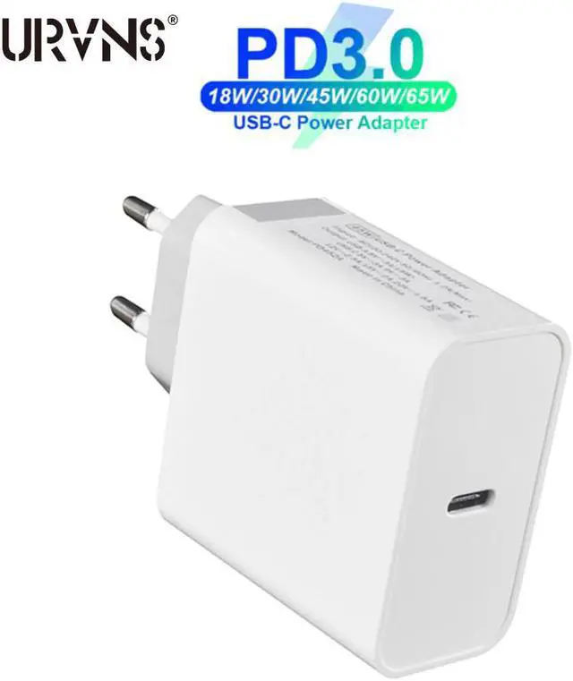 Main image of 30W 45W 60W 65W 87W Type-C PD Fast Travel Charger USB C Power Adapter For MacBook Pro 13 15 16 / Air iPhone 11 8 Samsung